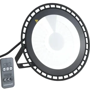 LED-Hallenstrahler, 100 Watt, 11000 Lumen, Lichtfarbe wählbar, fernbedienbar Kostenfreie Lieferung